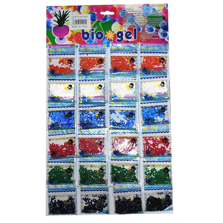 Bolinha Bio Gel Cresce Na Água Cartela 24 Pacote Festa Lembrancinha em Oferta na Shopee