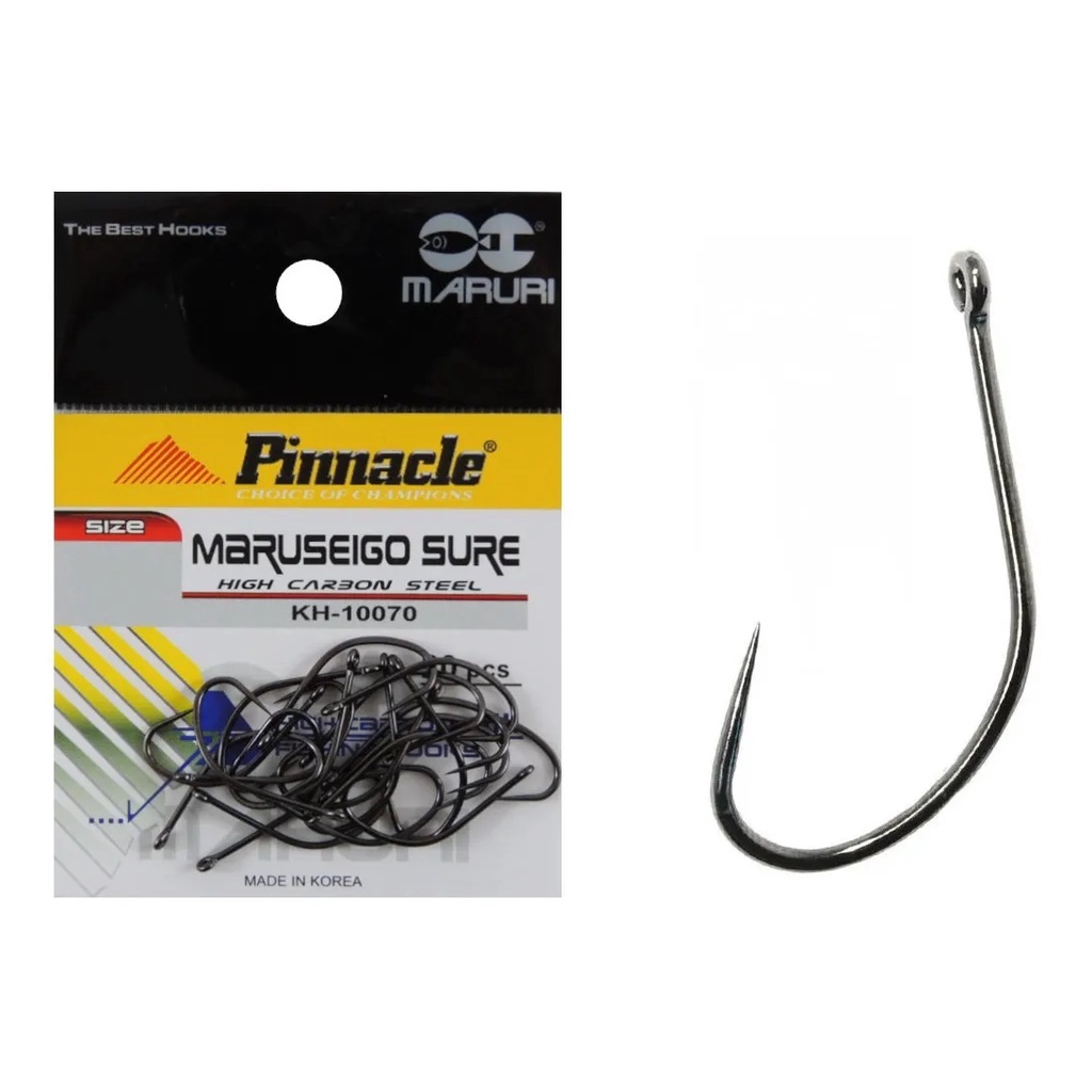 Anzol Pinnacle Maruseigo Sure (sem fisga) - Varios Tamanhos