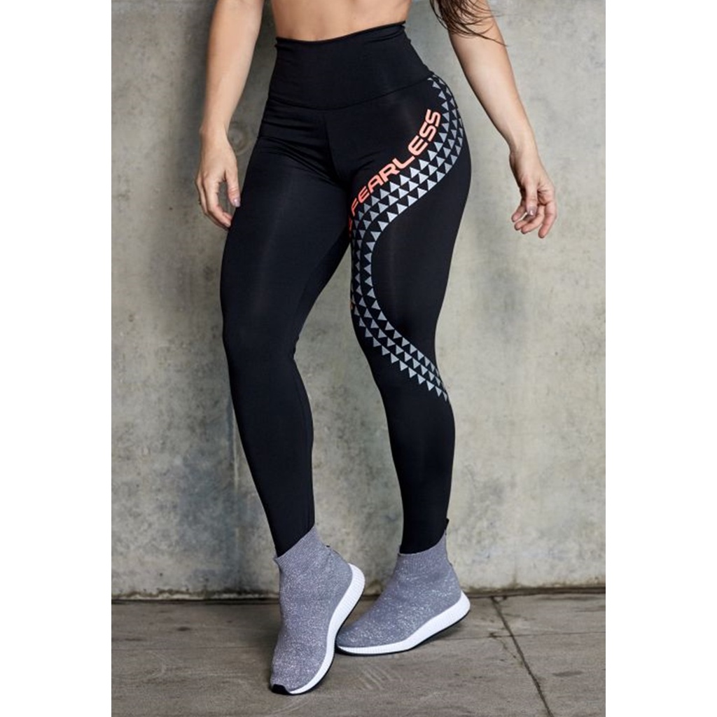 Calça Legging Fitness Moda Academia Suplex Ginástica Fearless