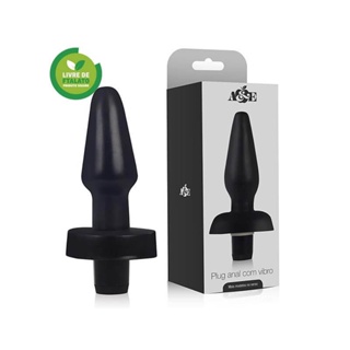 Plug Anal Cônico em PVC com 7 Modos de Vibração e Luz de Led - Adão & Eva | 11 x 4,3 cm em Oferta na Shopee