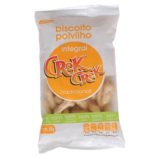 Biscoito de Polvilho Vegano Lanchinho Petisco Saudável Sem Glúten Integral Tradicional