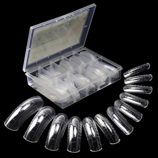 100 Moldes F1 Unhas Tips Reutilizável Porcelana Dual Form em Oferta na Shopee