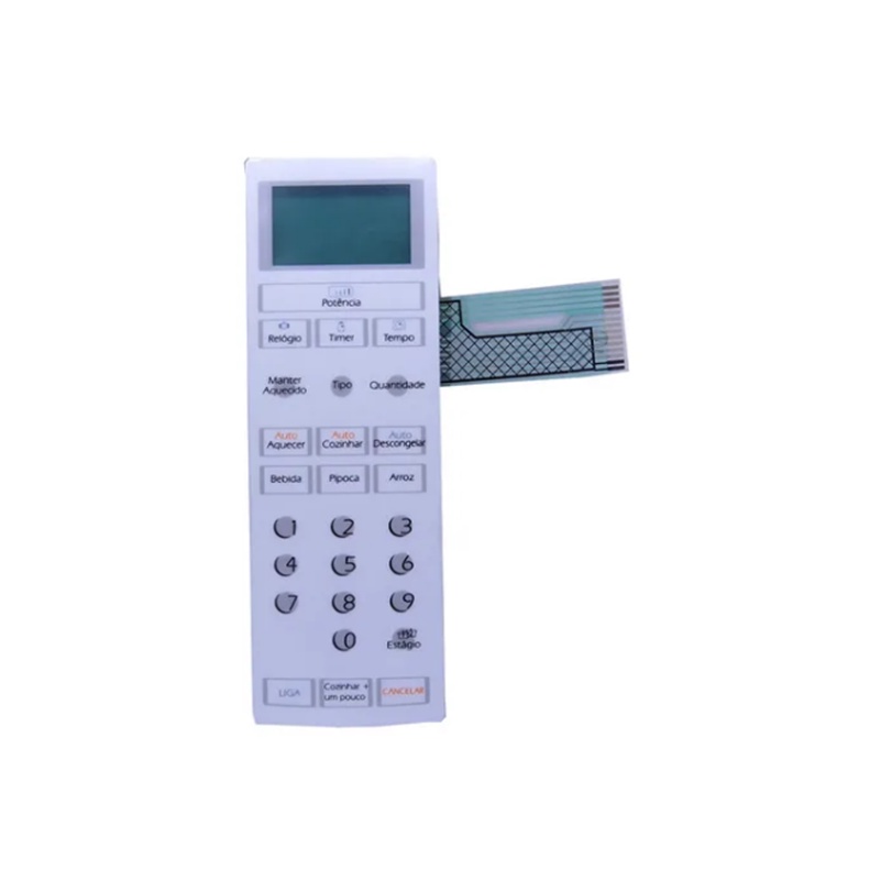 Membrana Teclado De Microonda P/ Brastemp Bmu27a - Bmu 27a Sem Dourar