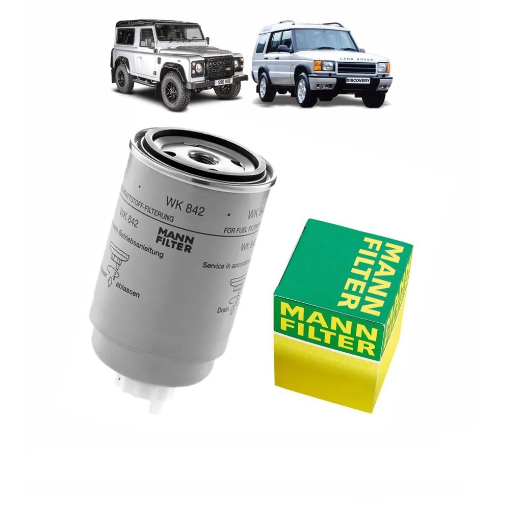 Filtro Combustivel Diesel Motor LAND ROVER DEFENDER 2.5 8V 300 TDI 1994 A 2006/DISCOVERY 1 2.5 8V 300 TDI 1994 A 1998 AEU2147L/SKU1443