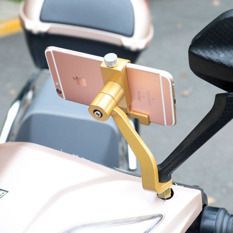 Suporte Para Telefone Bicicleta E Motocicleta , 360 ° De Montagem GPS Guiador De Rotação MTB Scooter De Elétrica