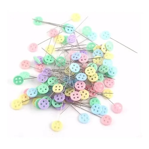 Alfinete Com Cabeça De Botão Para Patchwork - 50 Unidades em Oferta na Shopee