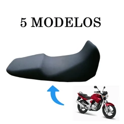 Capa Do Banco Modelo Original Yamaha Fazer 250 - Lisa/Bolinha/Lixa/Antiderrapante/Fibra Carbono-De 2005 a 2017