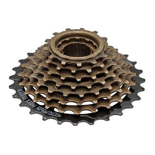 Roda Livre Catraca Rosca 8v 13/28 Mtb Bike 3x8v 24v Dourada