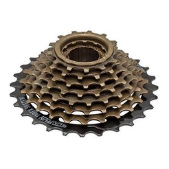 CATRACA RODA LIVRE ROSCA 8V 13/28D MTB BIKE INDEX DOURADA 24V