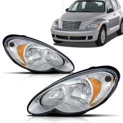Farol Pt Cruiser 2006 2007 2008 2009 2010 Foco Duplo Cromado Pisca Ambar
