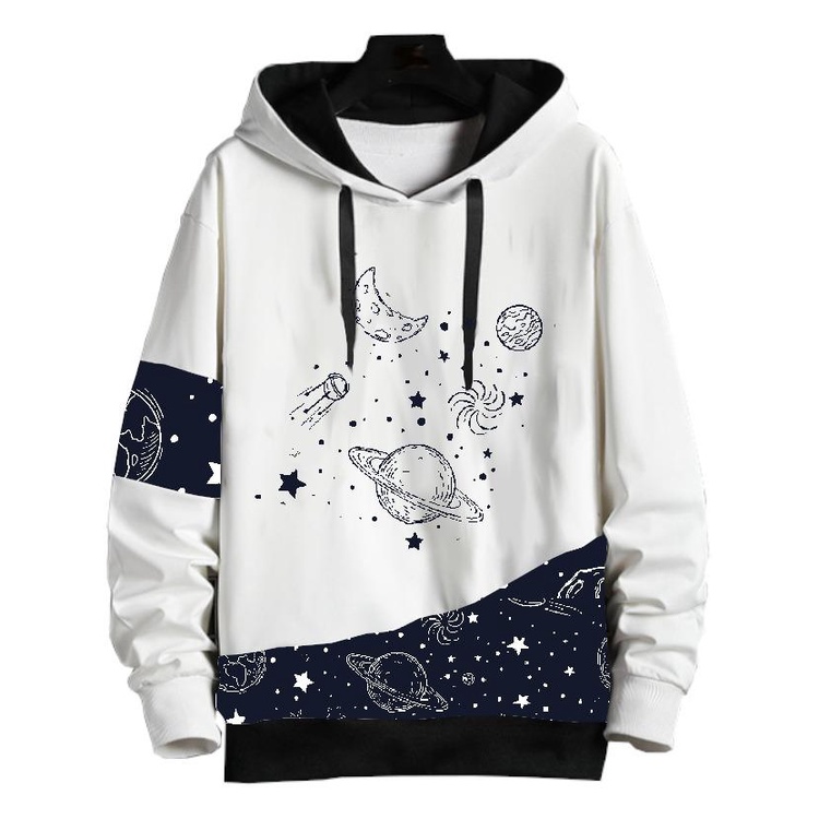 Blusa Moletom Unissex Estampa Diagonal Galáxia Am7