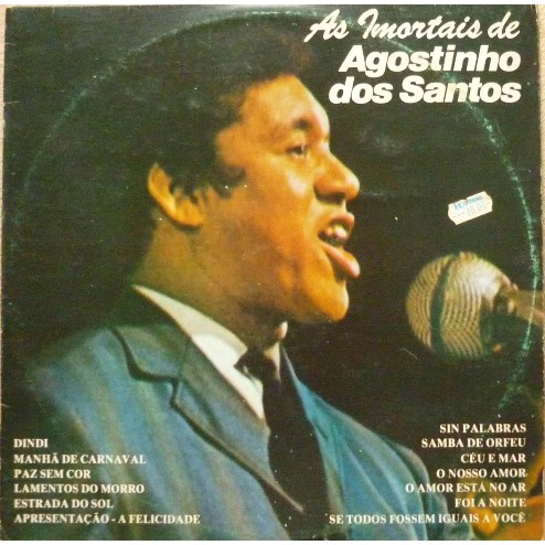 LP Vinil Agostinho dos Santos – As Imortais | MPB Bossa Nova Samba Canção | Clássicos da MPB