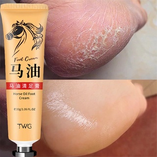 Creme Anti-Rachaduras Para Os Pés De Reparo Rachados Óleo De Cavalo Remoção Lisa Callus Pele Morta As Mãos Cuidados Com A 30g