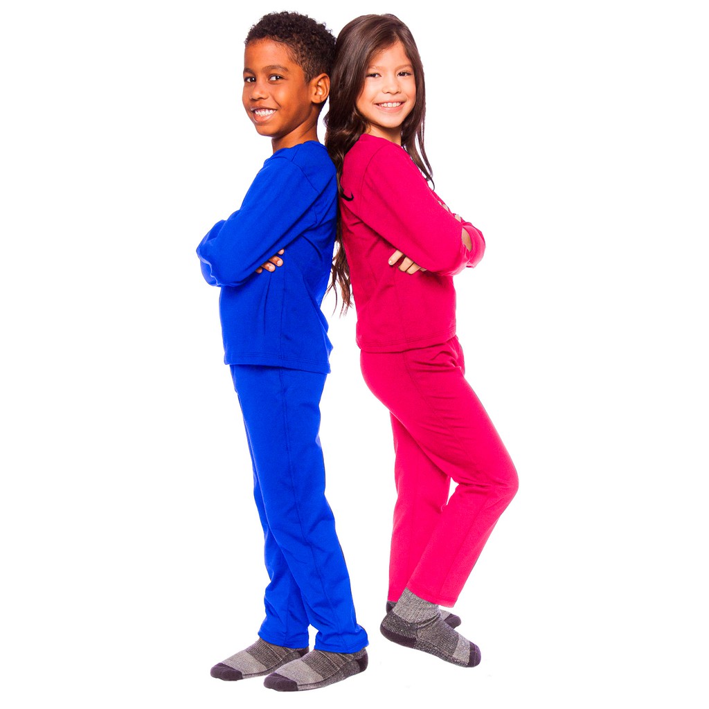 Conjunto Segunda Pele Infantil – Proteção Térmica Unissex para Dias Frios  de 2 a 12 Anos