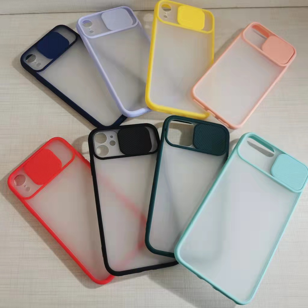 Capa De Celular Slide Câmera Protection Cases iPhone 7/8/SE2020 7plus/8plus XR 11 12