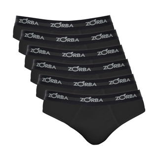 Kit Com 6 Cuecas Zorba Slip Max 764
