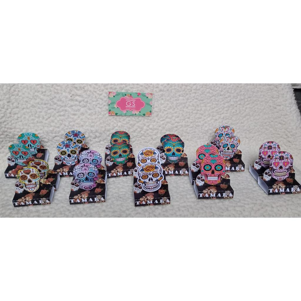 30 Porta Bis Caveira Mexicana para Lembrancinha