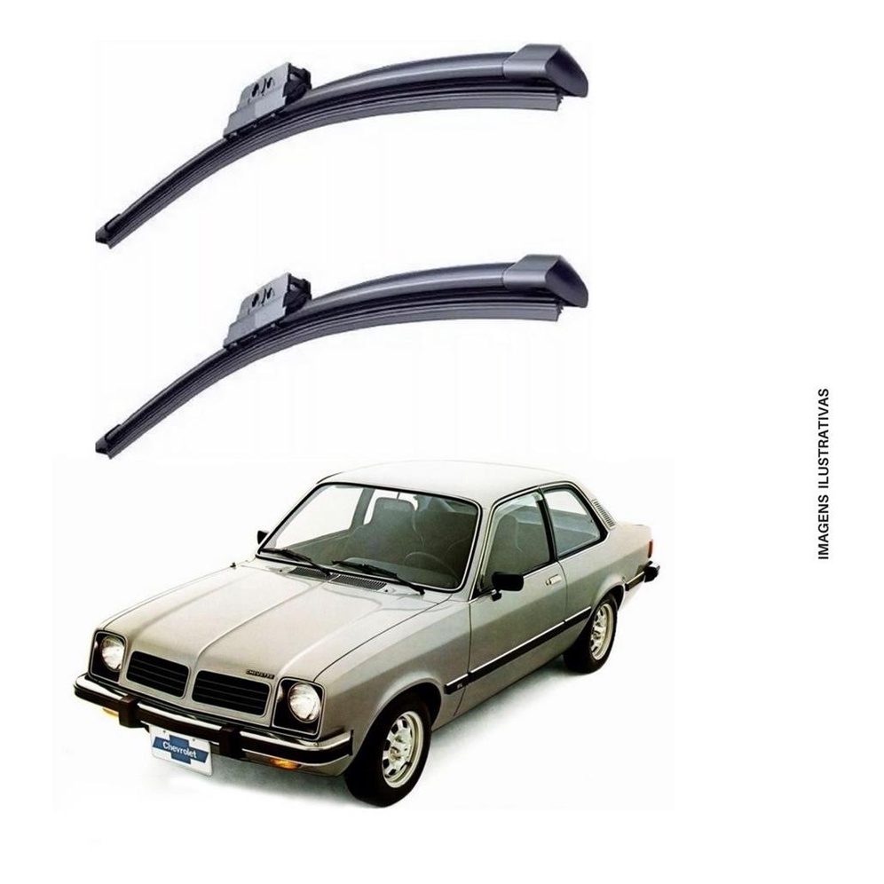 Par Palheta Limpador Parabrisa Gm Chevette Chevy Marajo