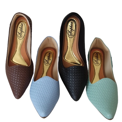 Sapatilha Feminina Rasteira Cofortável Bico Fino Clássica em Oferta na Shopee