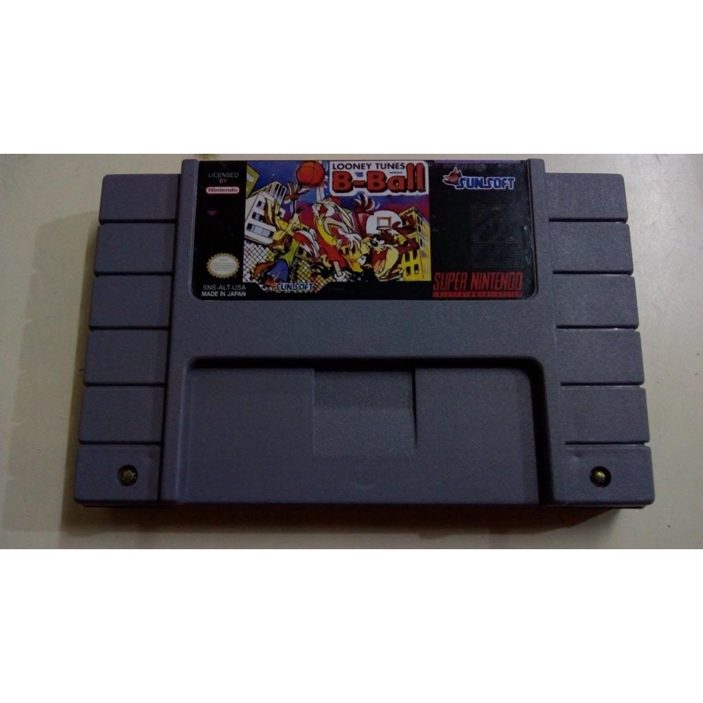 Fita Looney Tunes B-ball Basquete Jogo Snes Super Nintendo