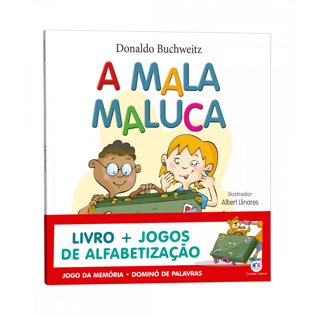 Mala Maluca - Livro + Jogos de alfabetização em Oferta na Shopee