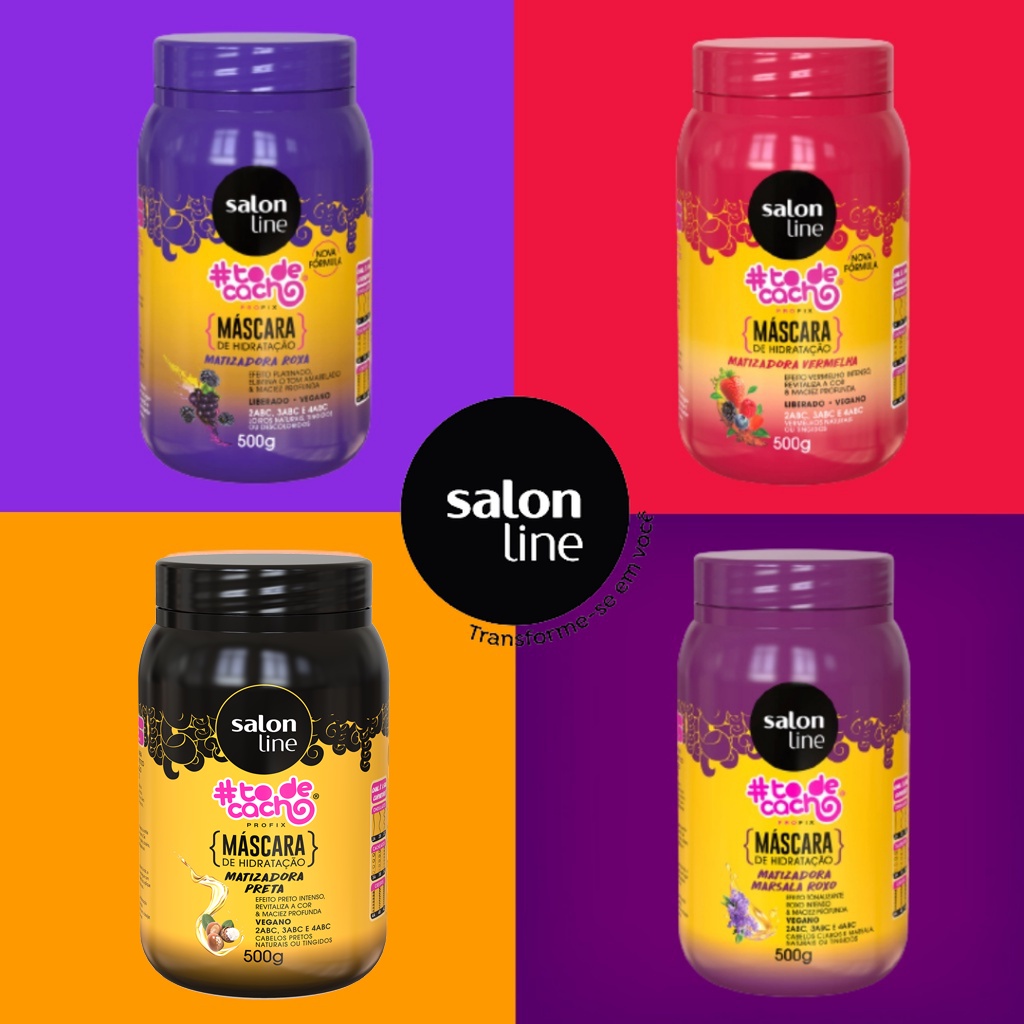 Máscara Salon Line Tô De Cacho Matizadora 500g