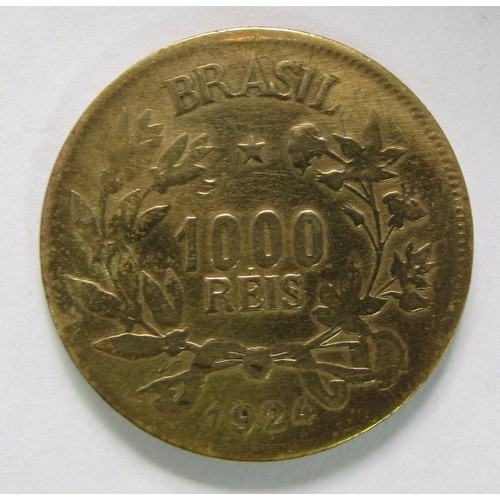Moeda Antiga 1000 Réis Ano 1924 - A97
