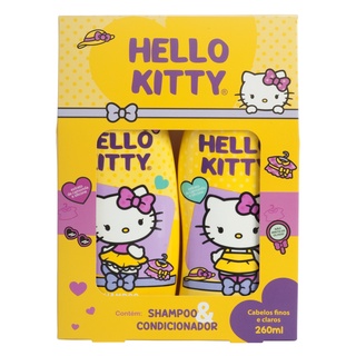 Hello Kitty Combo Cabelos Finos e Claros 2x260ml