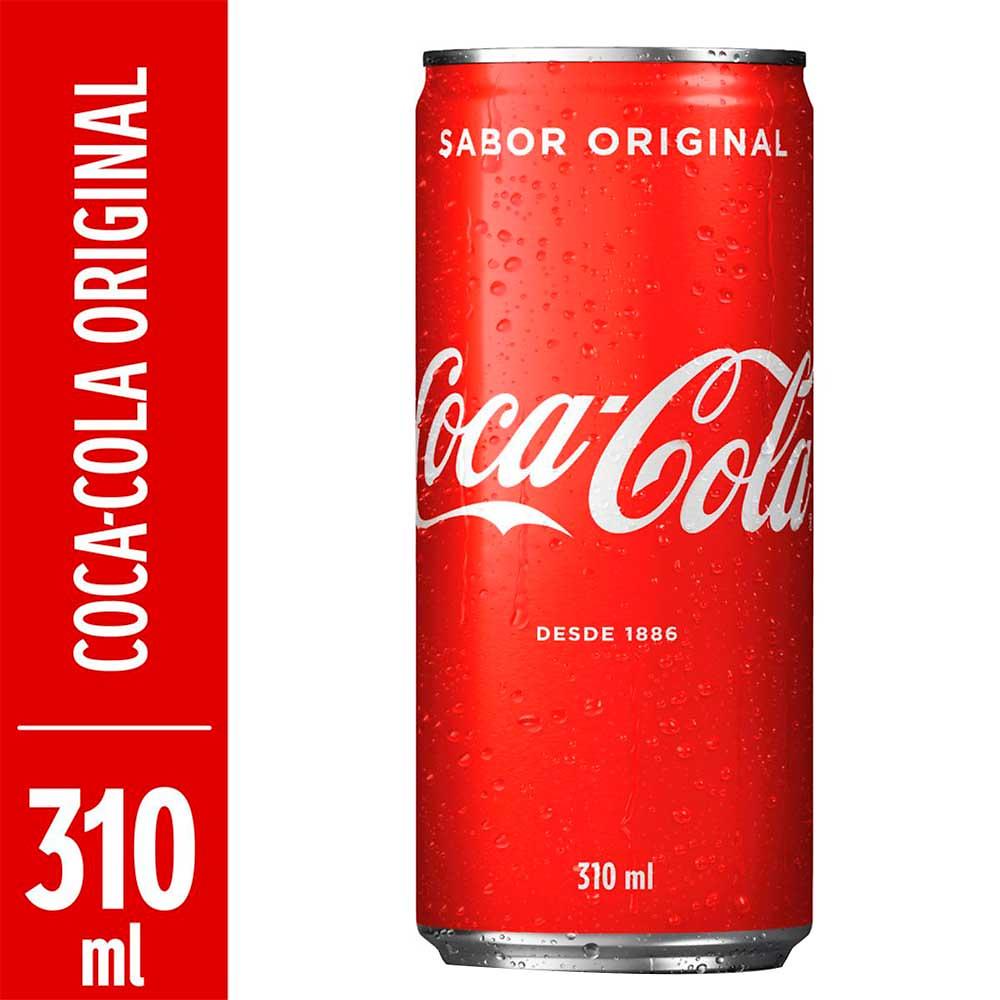 2 unidades Refrigerante Coca-Cola  Sleek 310ml