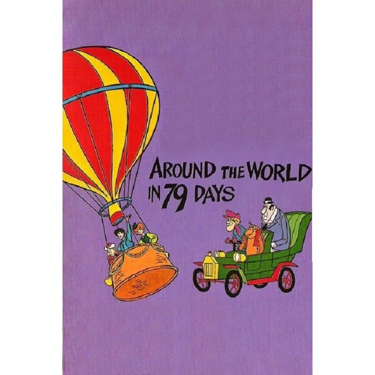 DVD A Volta ao Mundo em 79 Dias (1971) 05 Eps Dublados - Hanna Barbera