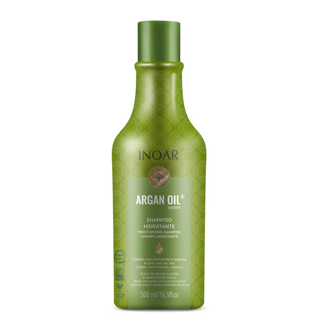 Inoar Argan Oil System - Shampoo 500ml em Oferta na Shopee