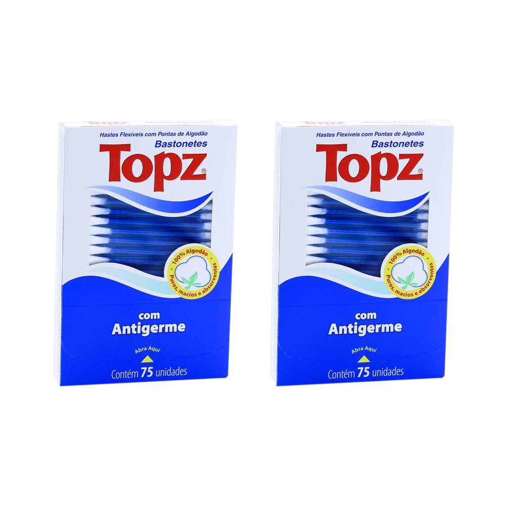 Kit 2 Bastonetes Topz 75 Un Cremer