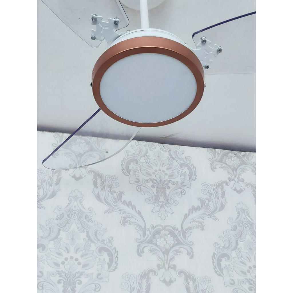 Luminária De Led 18w Para Ventilador De Teto Com Furo no Eixo Central Luminária de Teto Para Casa