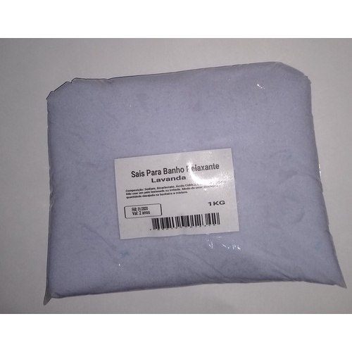Sais De Banho Lavanda Banheira Chuveiro Ofurô Relaxante 10kg