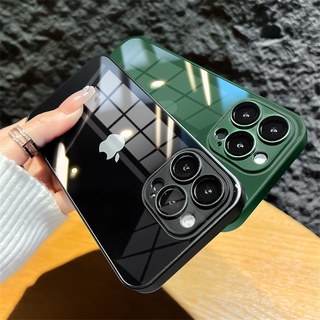 9D Caixa De Vidro Brilhante Compatível Para iPhone 15 14 11 13 12 Pro MAX Proteção Dos Olhos De Alta Qualidade Capa Dura Traseira