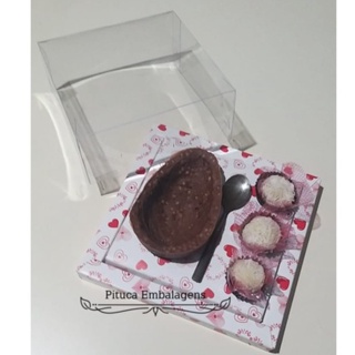 10 Caixas Ovo de  Páscoa de Colher 100g/ 150g + 3 doces em Oferta na Shopee