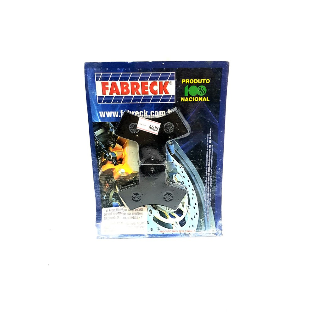 Pastilha De Freio Traseira Polaris Xplorer 250 2001