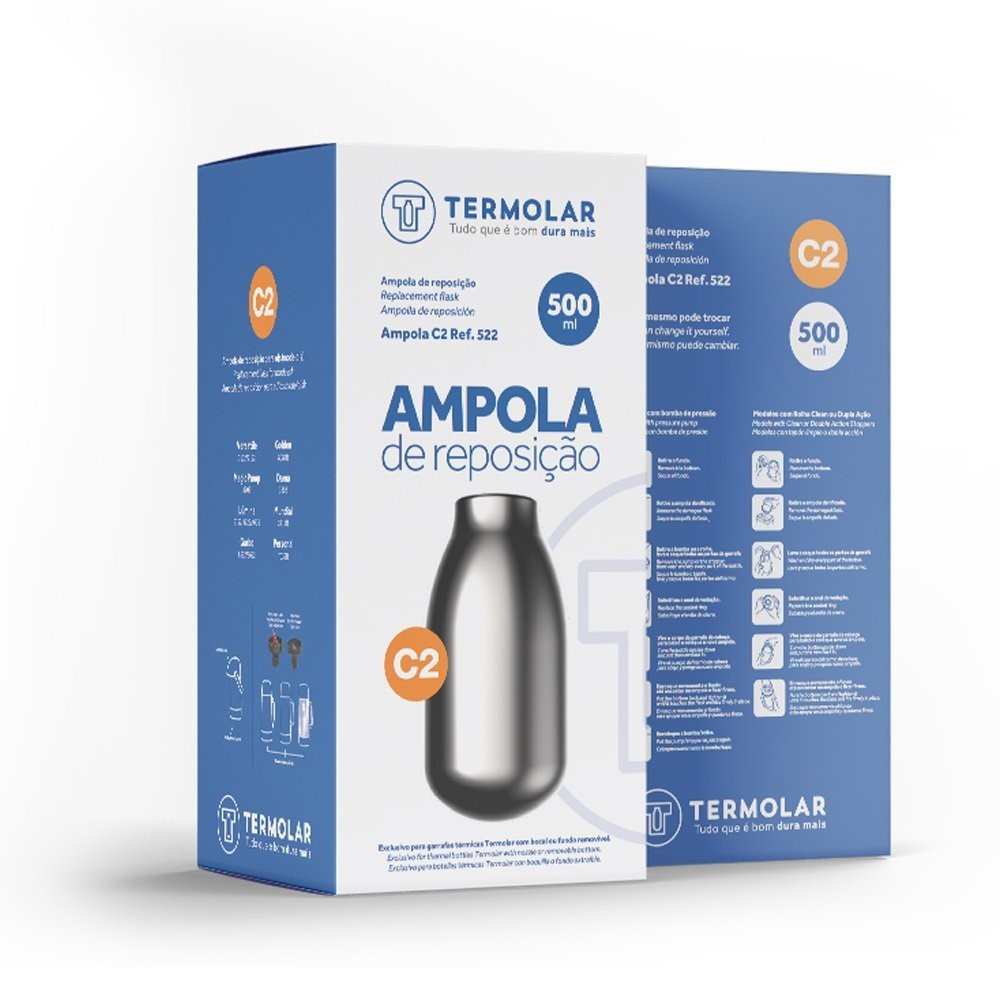 Ampola De Reposição Termolar 500ML - Ref: 522