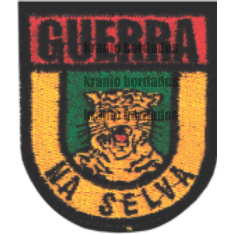 GUERRA NA SELVA PAINTBALL AIRSOFT PATCH BORDADO ENVIO IMEDIATO