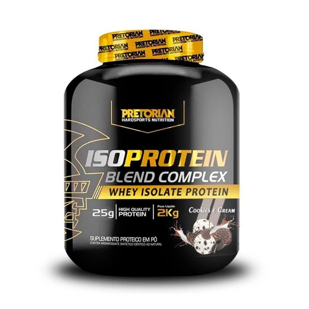 Whey Protein Isolado Iso Blend Complex 2 kg Pretorian Para Manter Seu