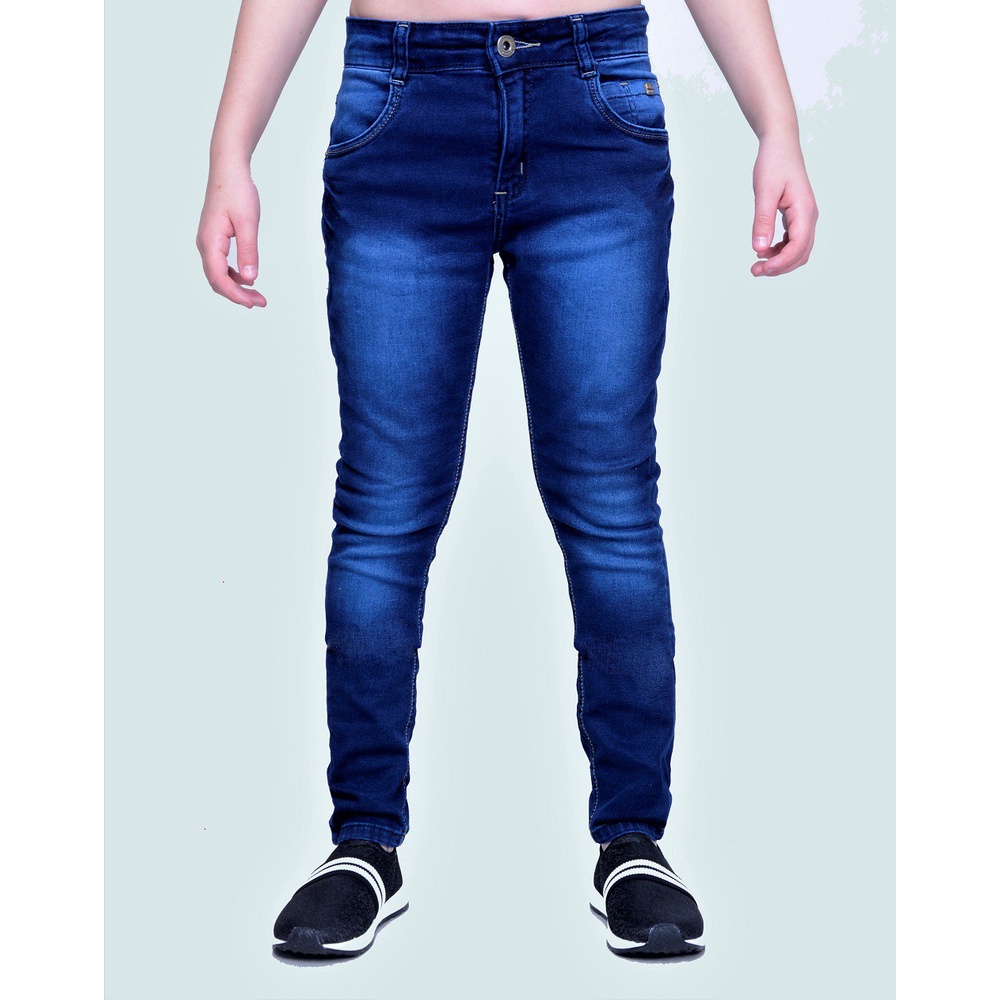Kit 3 Calça Jeans Masculina Juvenil Infantil Com Lycra Qualidade Melhor Preço Promoção