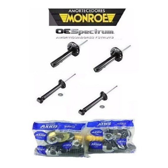 04 Amortecedores Monroe  Kits Axios Gol G6 G5 Voyage em Oferta na Shopee