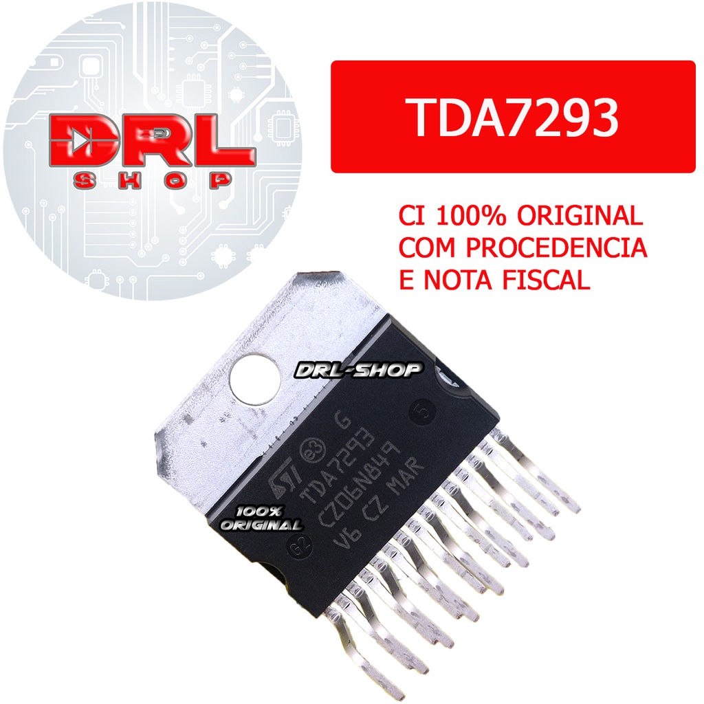 Kit 10 Ci Tda7293 Amplificador De Audio 100w 100% Original