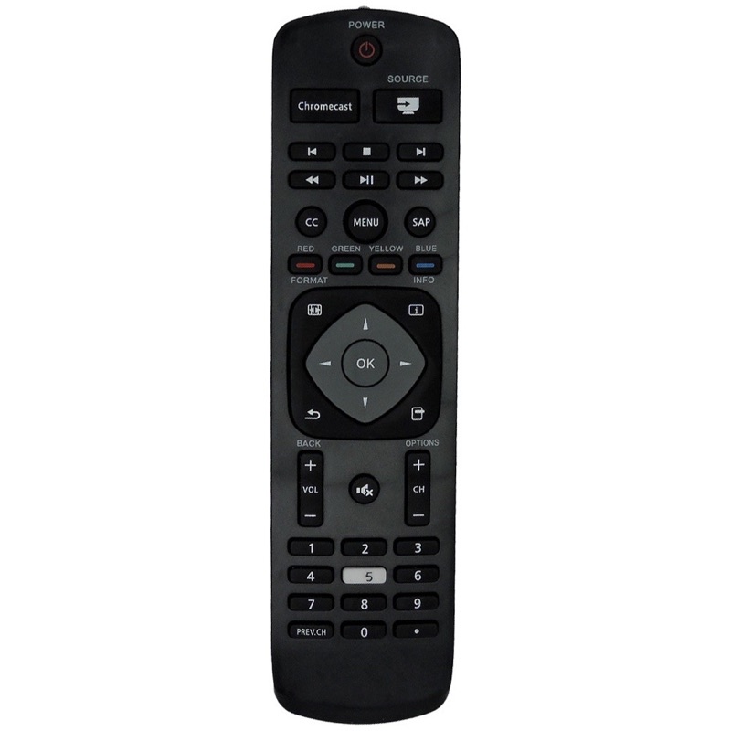 Controle Remoto para Tv Philips Smart com Cromecast - 9089 / 65PFL5922/F7 50PFL5922/F7 50PFL5922