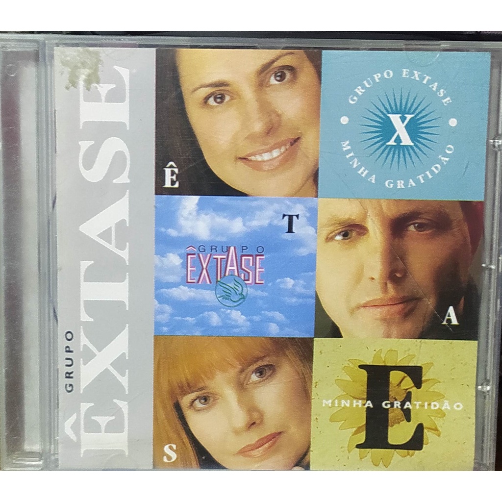 Cd Grupo Extase Minha Gratidão/2000/gospel/Evangélico/Cristã/Lauriete/Cassiane/Irmãs Falavinha/Mara Lima/Rayssa & Ravel
