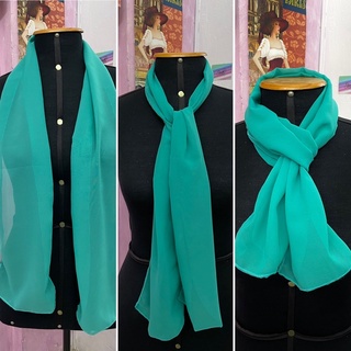 Echarpe Verde Tiffany - Padrão uniforme / igrejas / empresas/ eventos em Oferta na Shopee