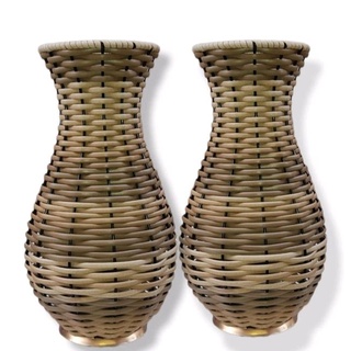 Dupla de vasos de mesa junco