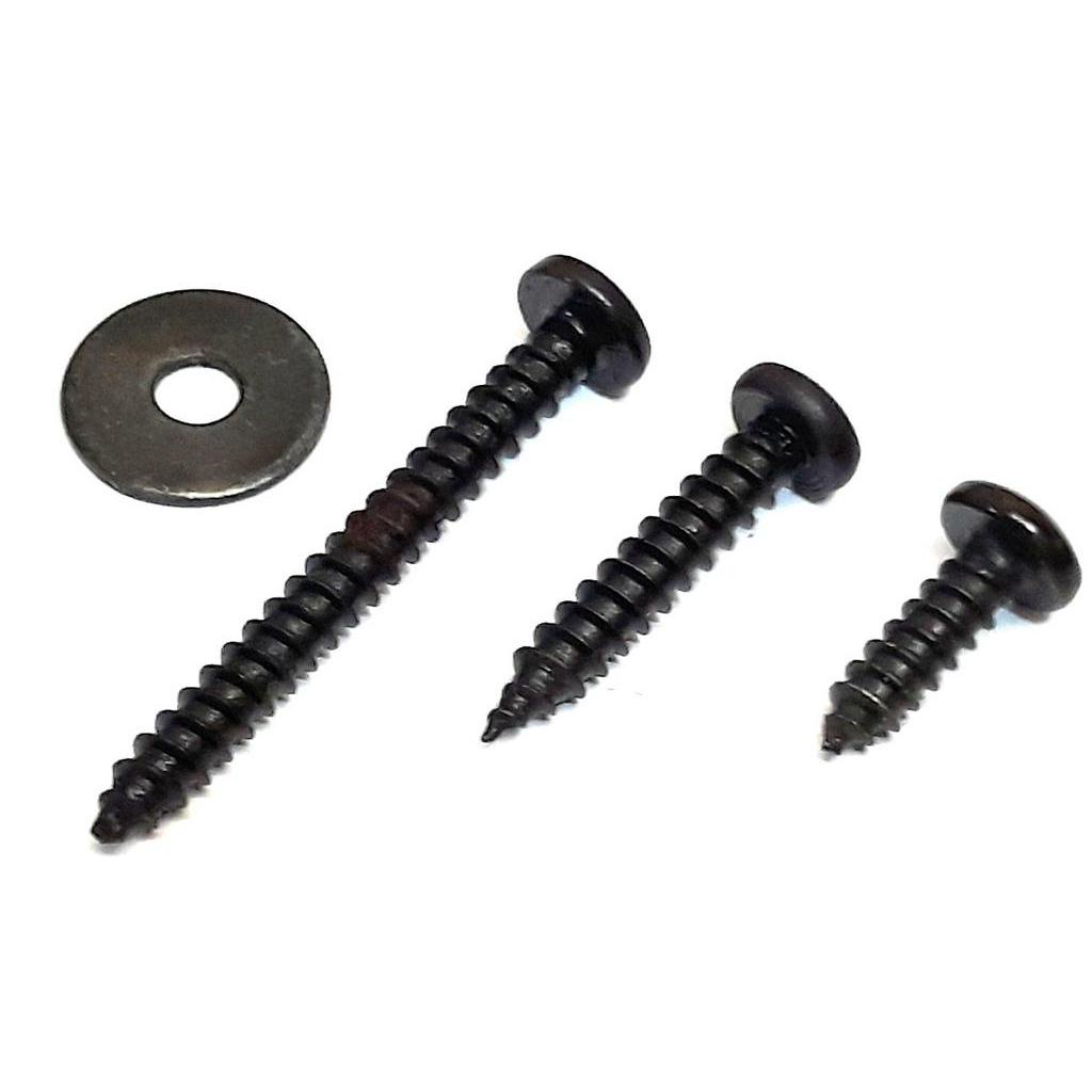 Kit 100 Arruelas + 300 Parafusos Soberbos Para Alto Falantes Rosca Som Automotivo