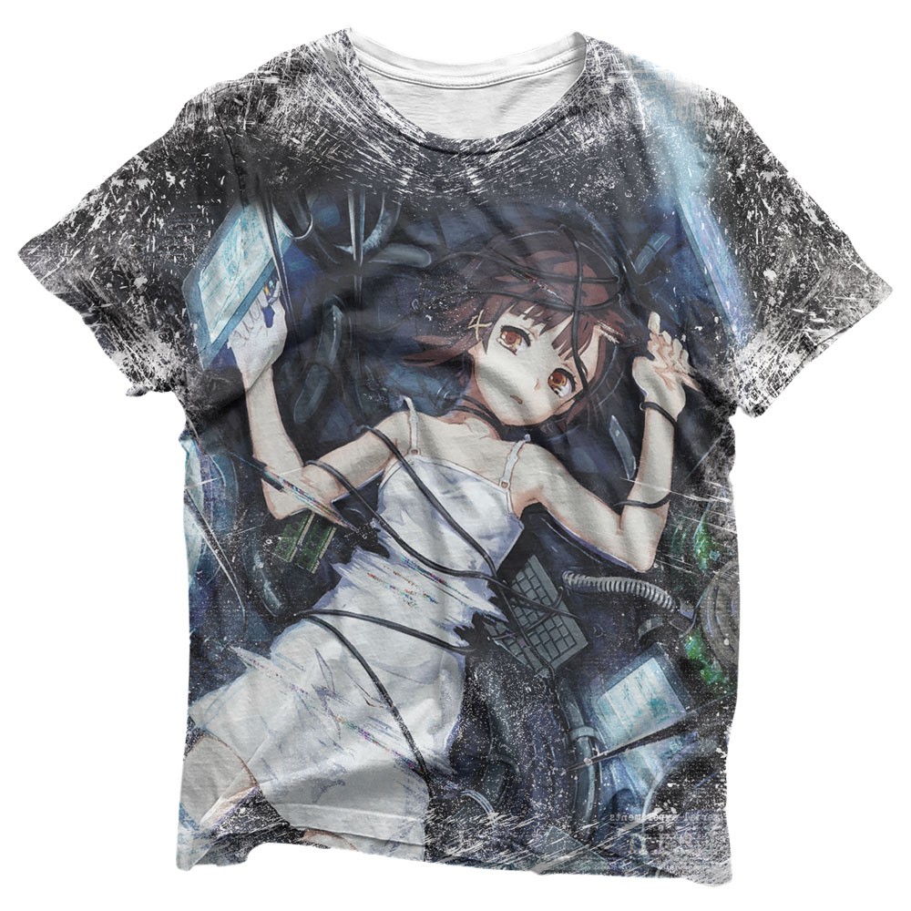 Camisa Serial Experiments Lain - Camisas Serial Experiments Lain Estampa Total