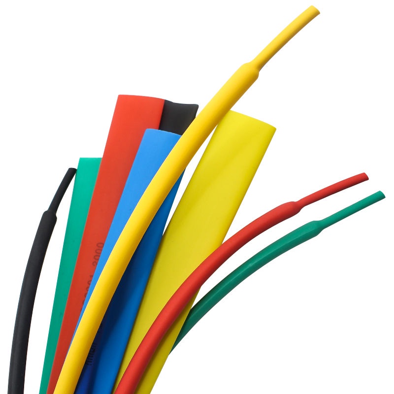 1m 7colour 2mm - 14mm Tubo Termo Retrátil Proteção De Isolamento Tubo Do Psiquiatra 2mm, 3mm, 4mm, 6mm Cabo Elétrico